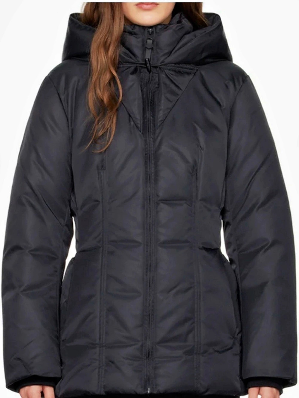 Mackage Alana Down Coat Black Hooded Puffer Jacket